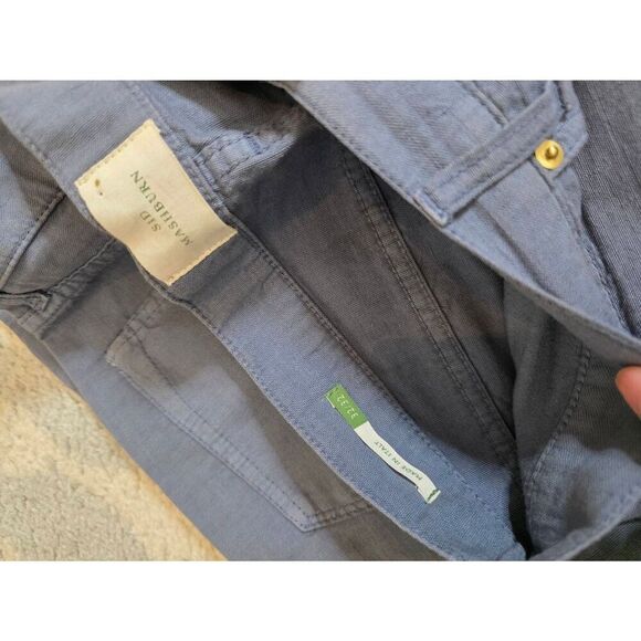 Sid Mashburn Slim Straight Pants, Canapa blend 32/32 - Picture 9 of 11